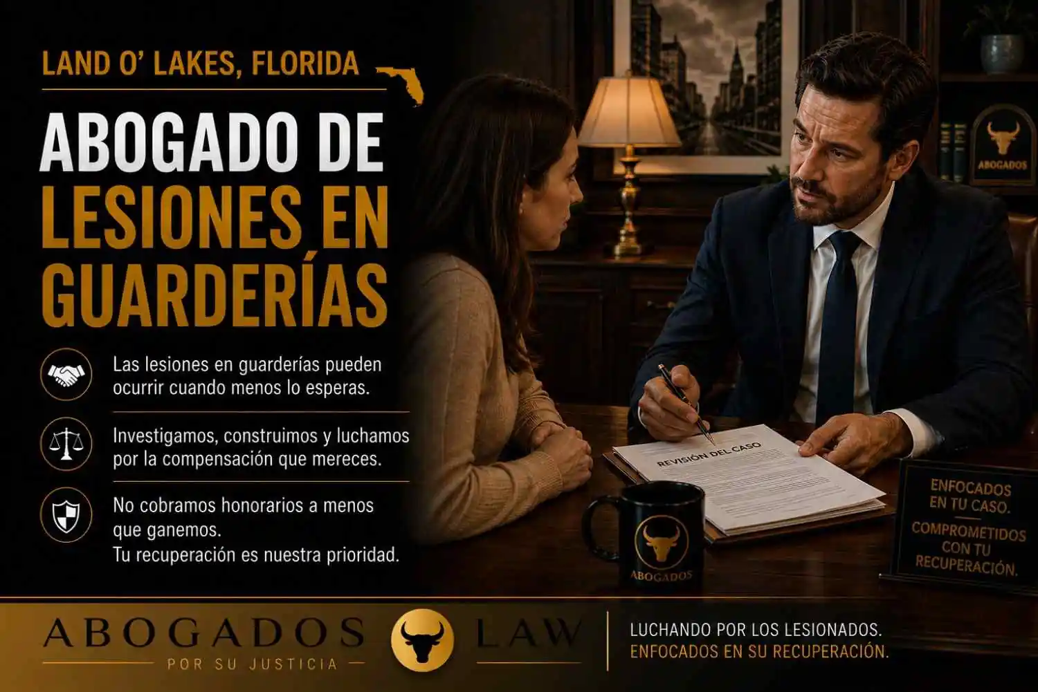Abogado de lesiones en guarderías de Land O' Lakes