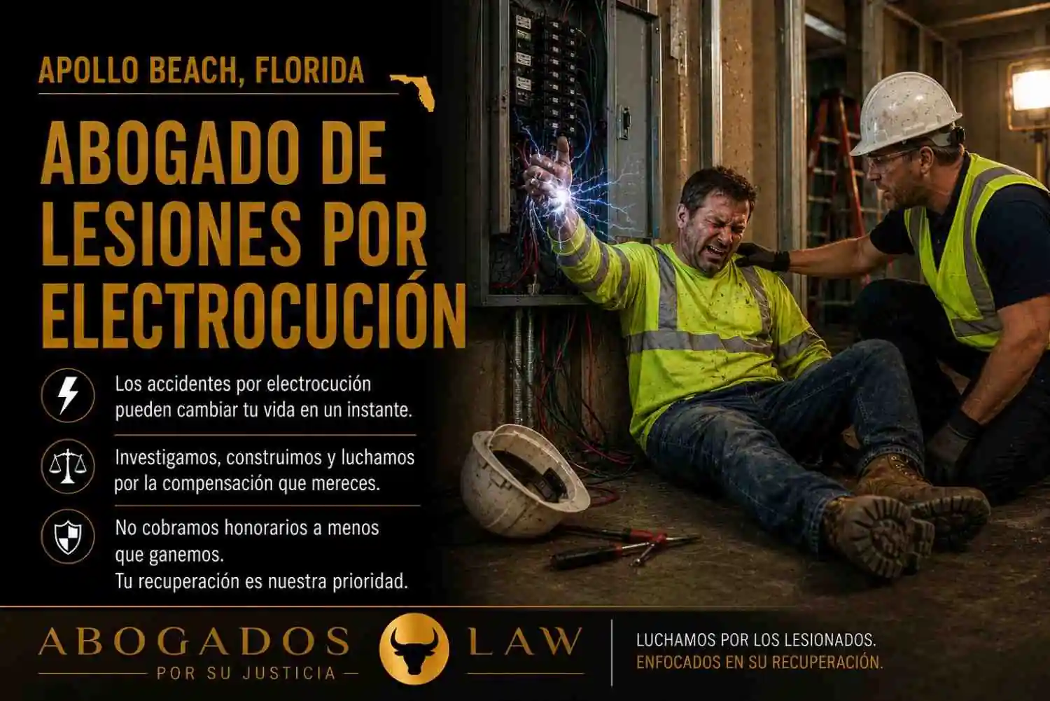 Abogado de lesiones por electrocución en Apollo Beach