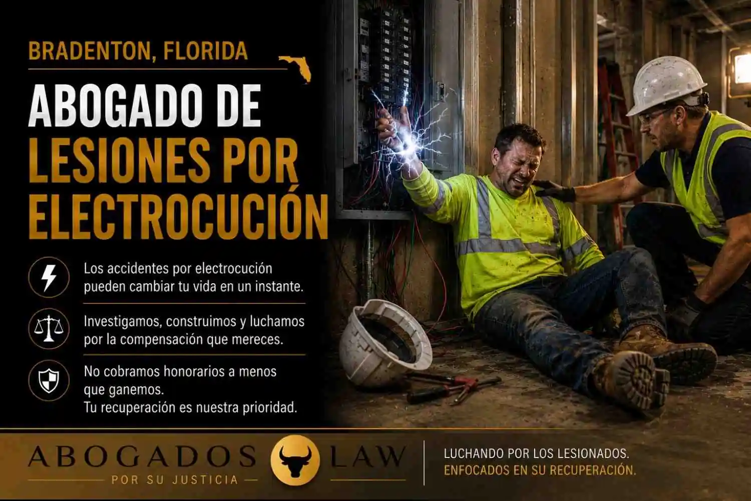Abogado de lesiones por electrocución en Bradenton