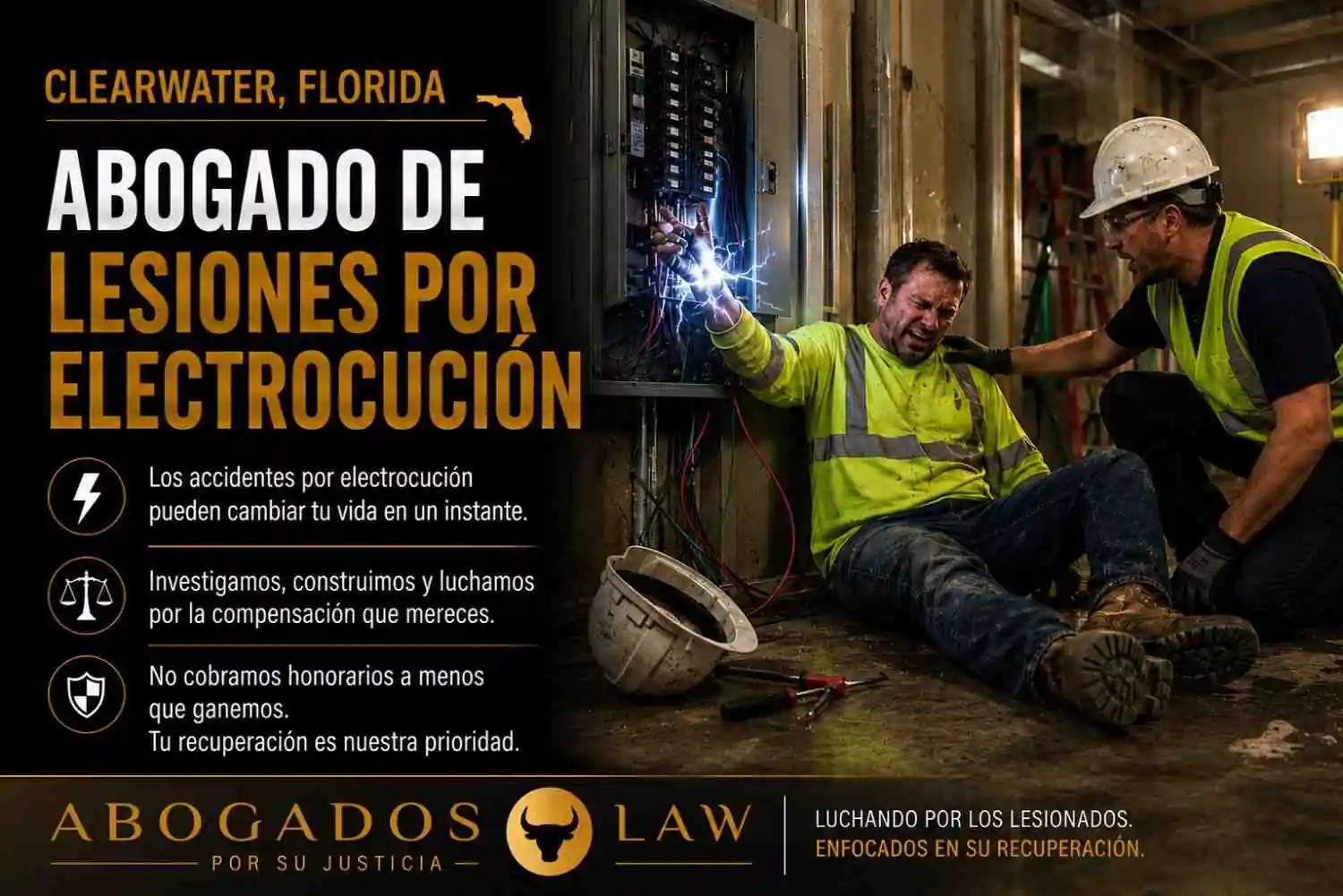 Abogado de lesiones por electrocución en Clearwater