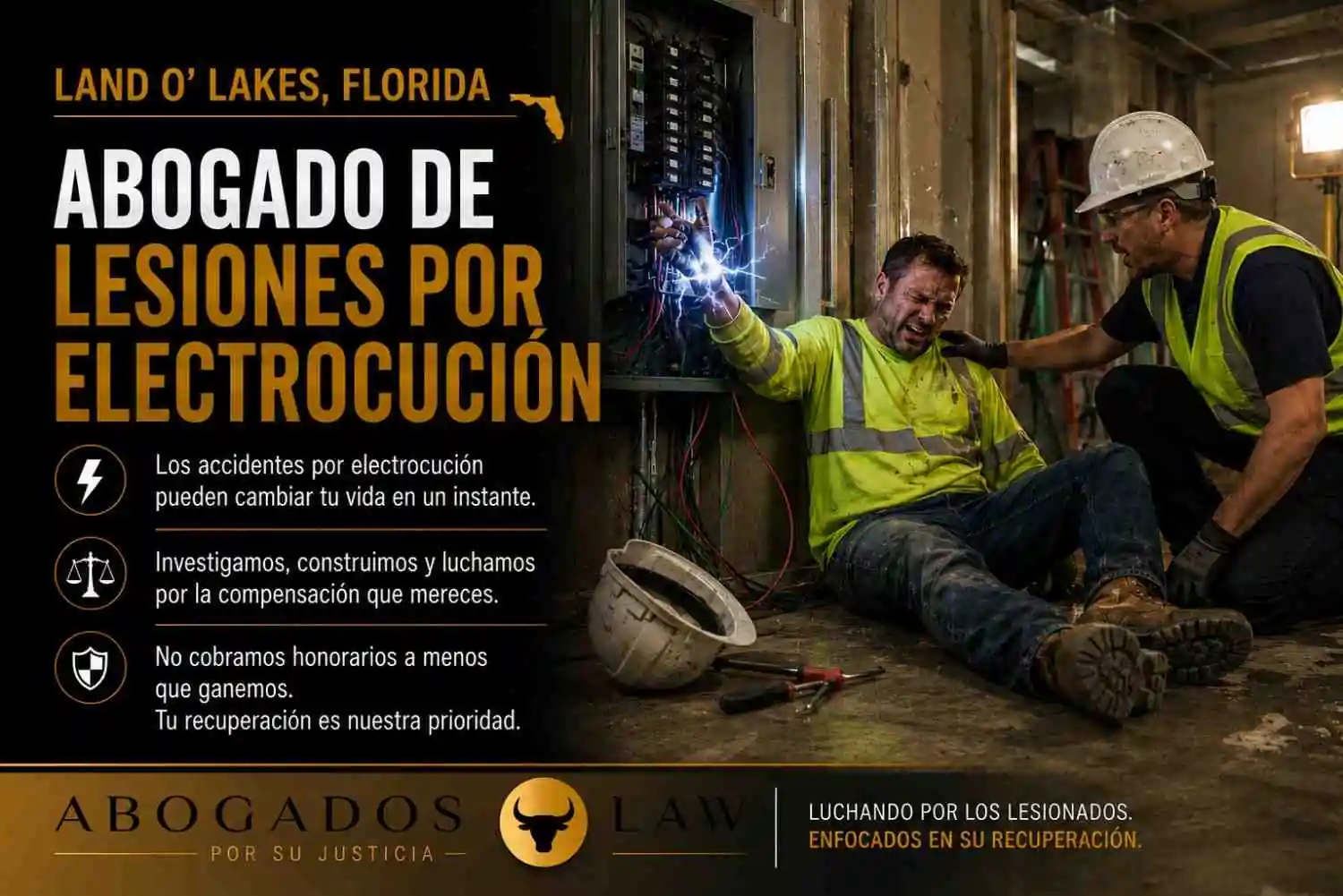 Abogado de lesiones por electrocución en Land O' Lakes