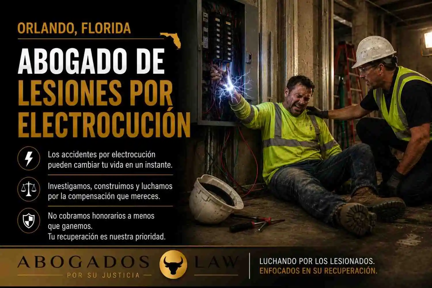 Abogado de lesiones por electrocución en Orlando