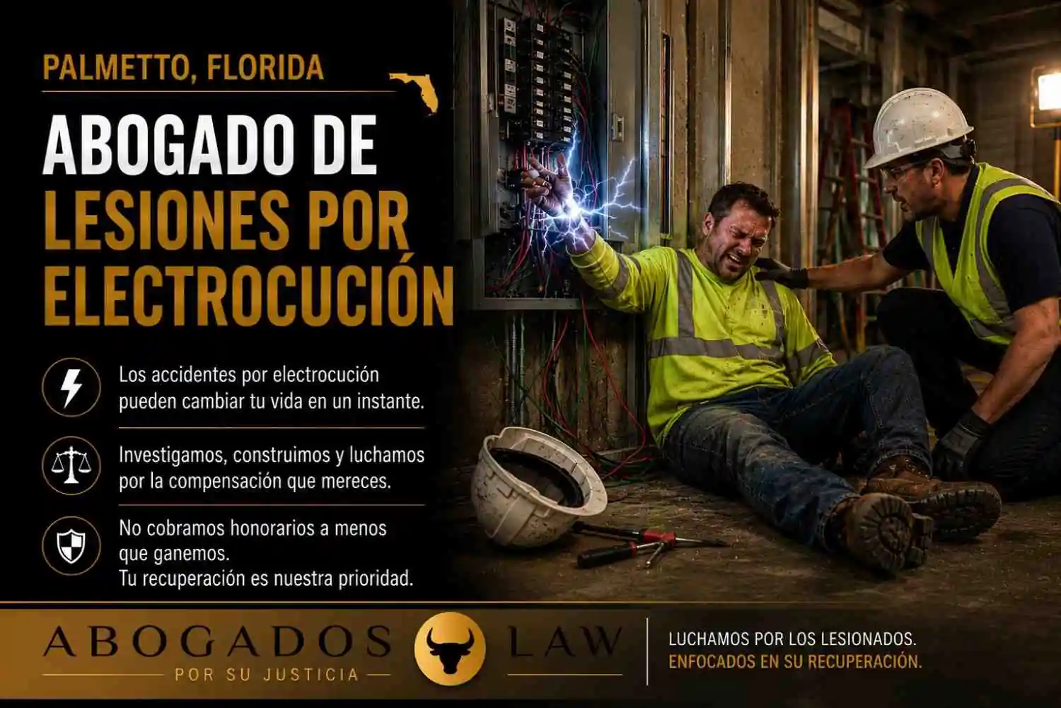 Abogado de lesiones por electrocución en Palmetto