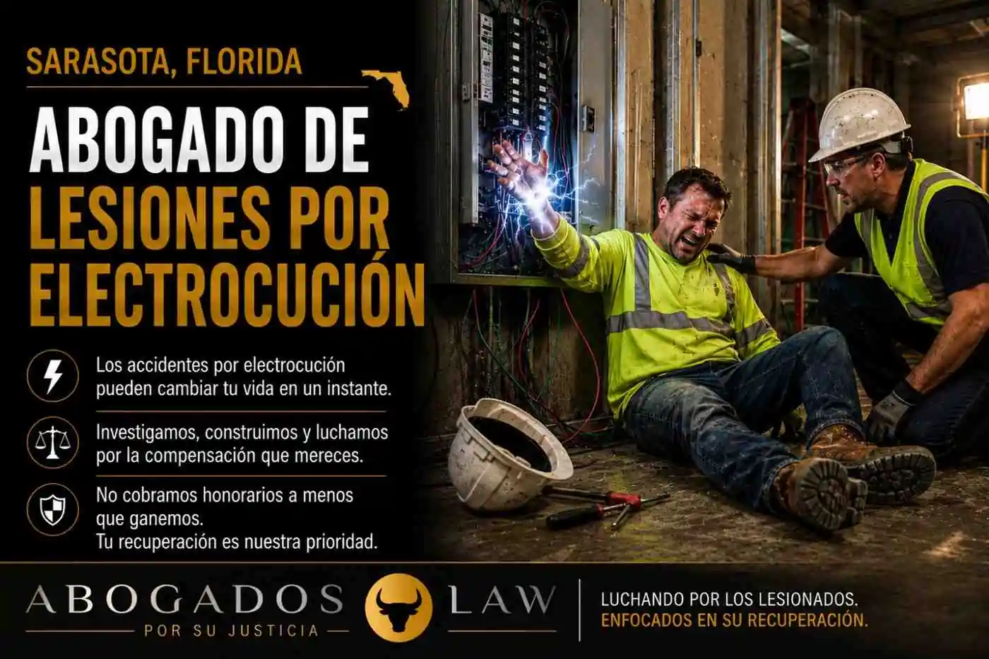 Abogado de lesiones por electrocución en Sarasota
