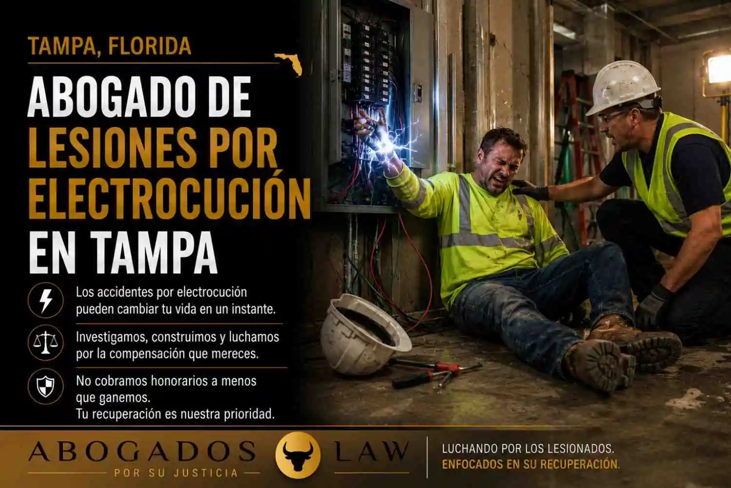 Abogado de lesiones por electrocución en Tampa