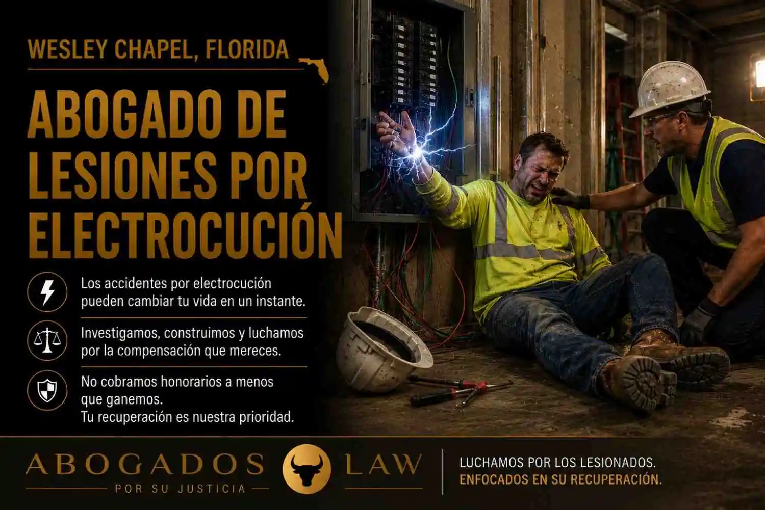 Abogado de lesiones por electrocución en Wesley Chapel