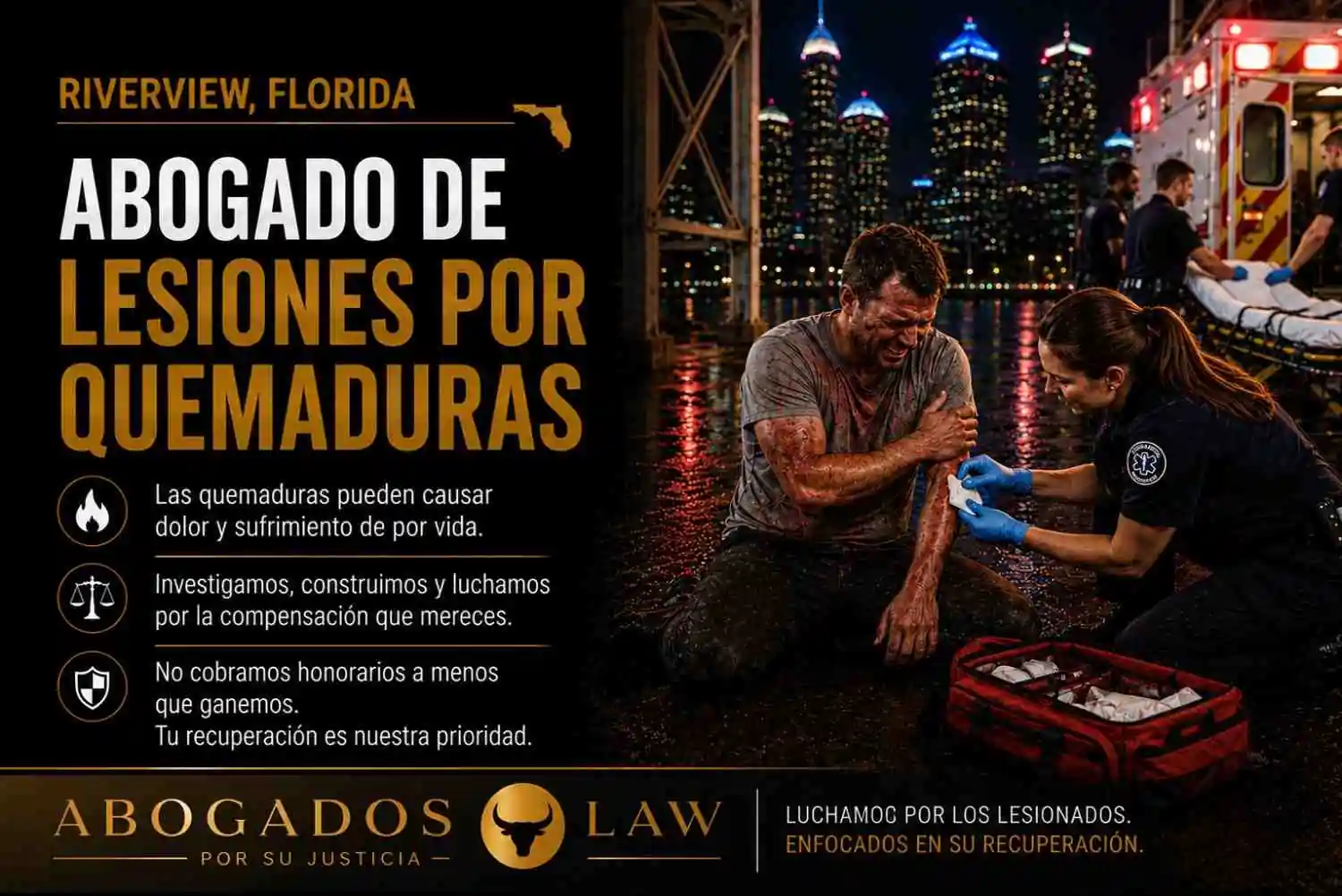 Abogado de lesiones por quemaduras en Riverview