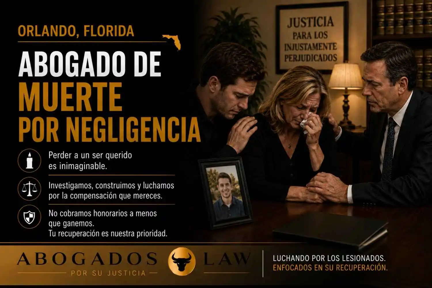 Abogado de muerte por negligencia en Orlando