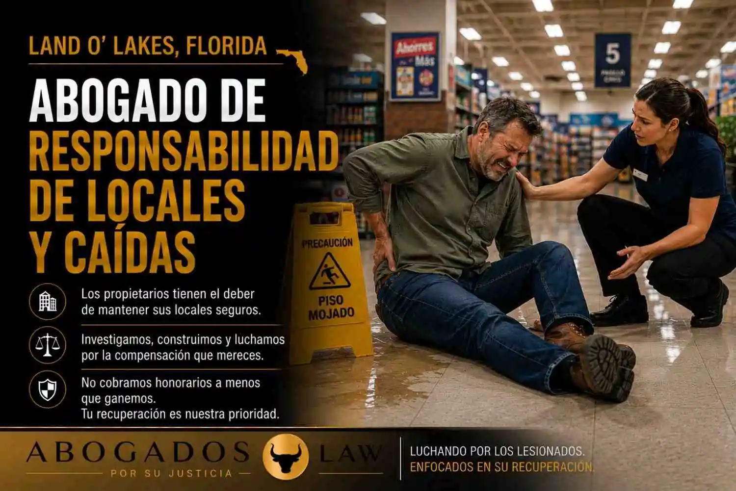 Abogado de responsabilidad civil de locales en Land O' Lakes