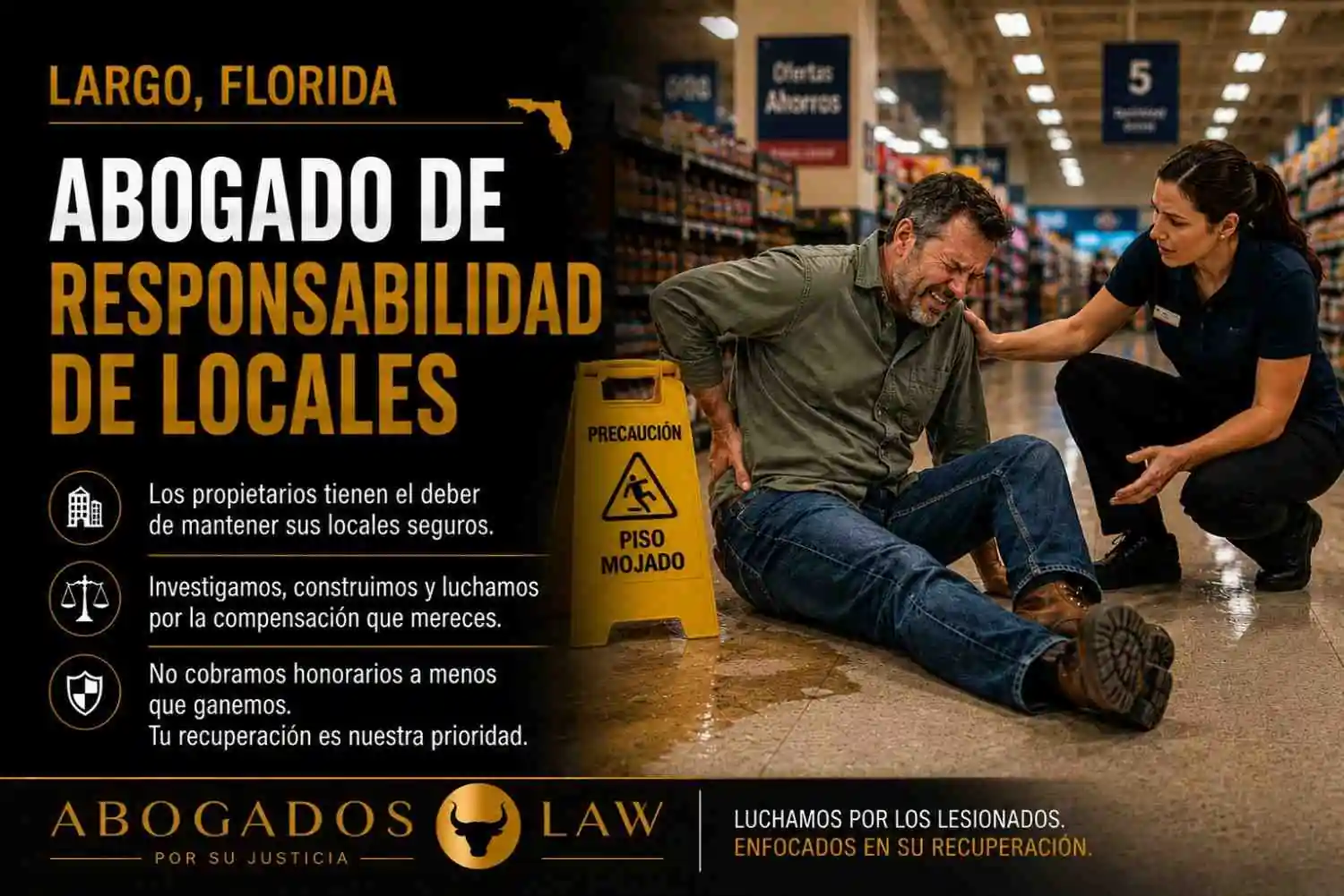 Abogado de responsabilidad civil de locales en Largo