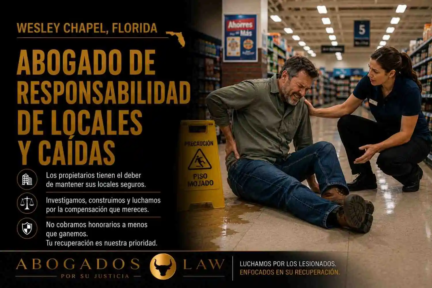 Abogado de responsabilidad civil de locales en Wesley Chapel