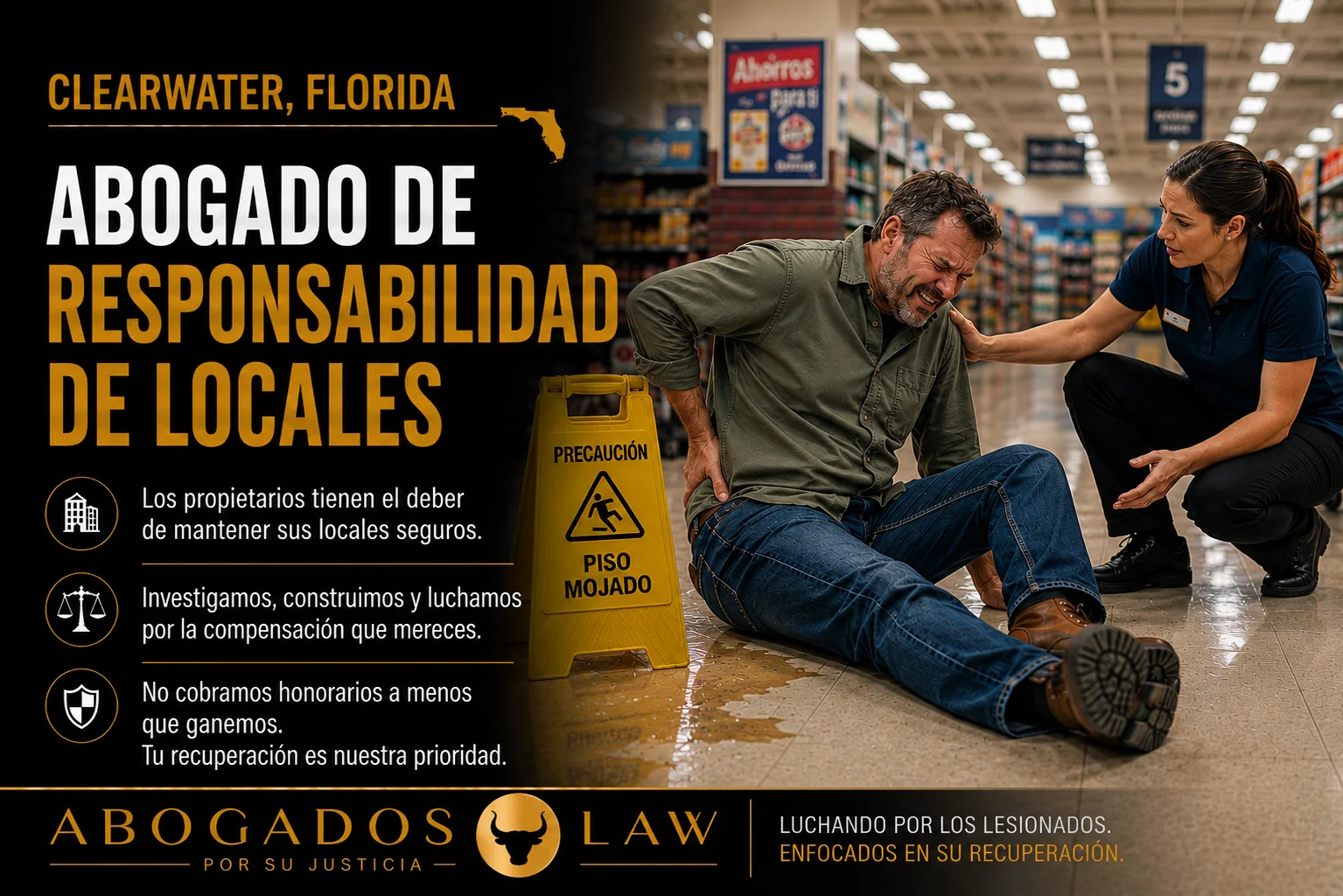Abogado de responsabilidad civil de locales en Clearwater