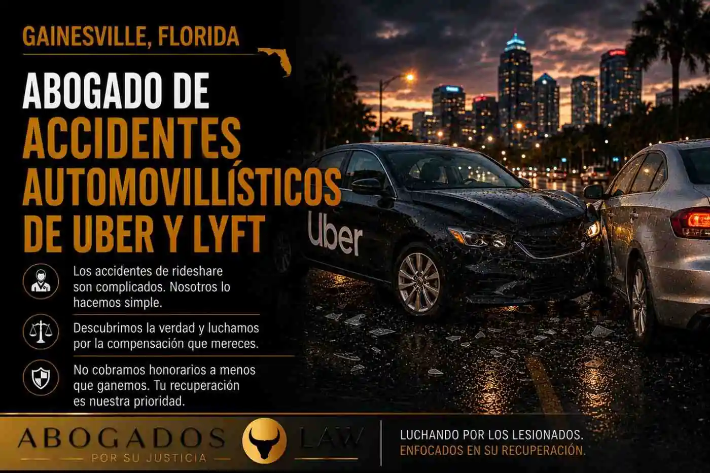 Abogado de accidentes de Uber y Lyft en Gainesville