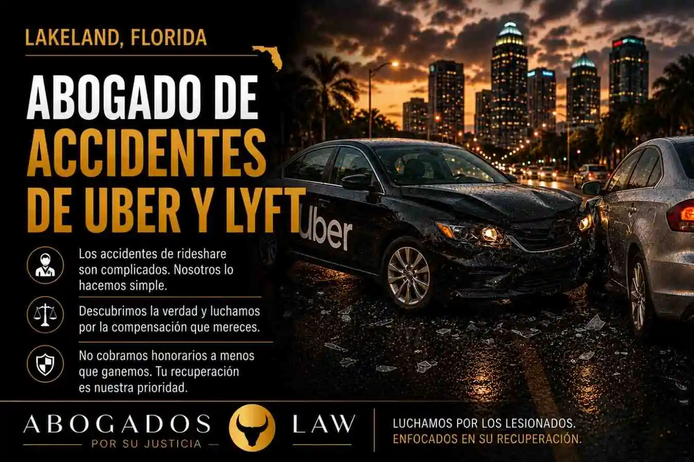 Abogado de accidentes de Uber y Lyft en Lakeland