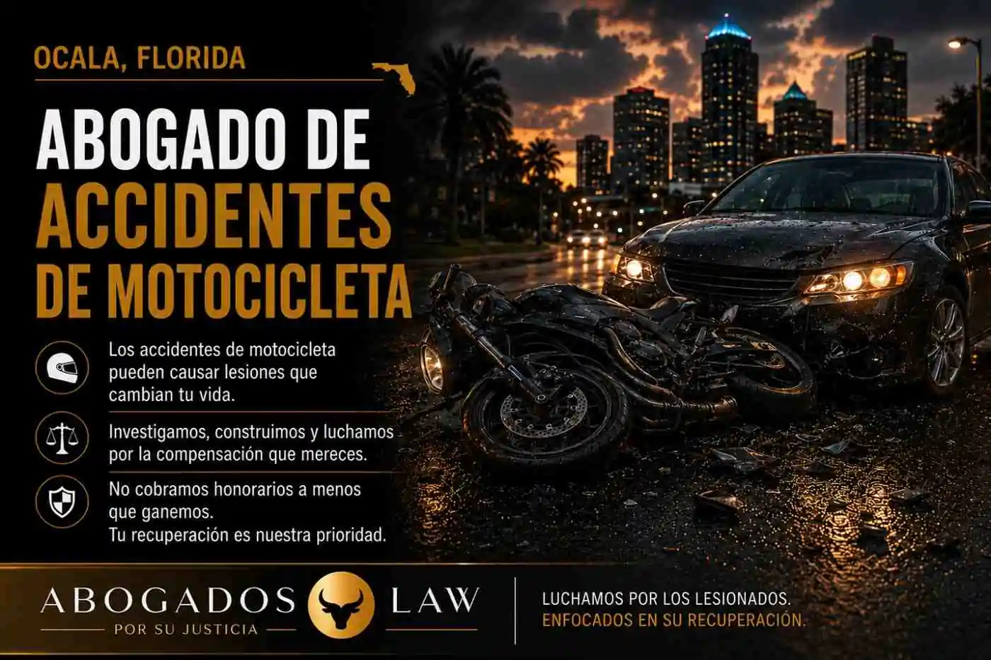 Abogado de accidentes de motocicleta en Ocala