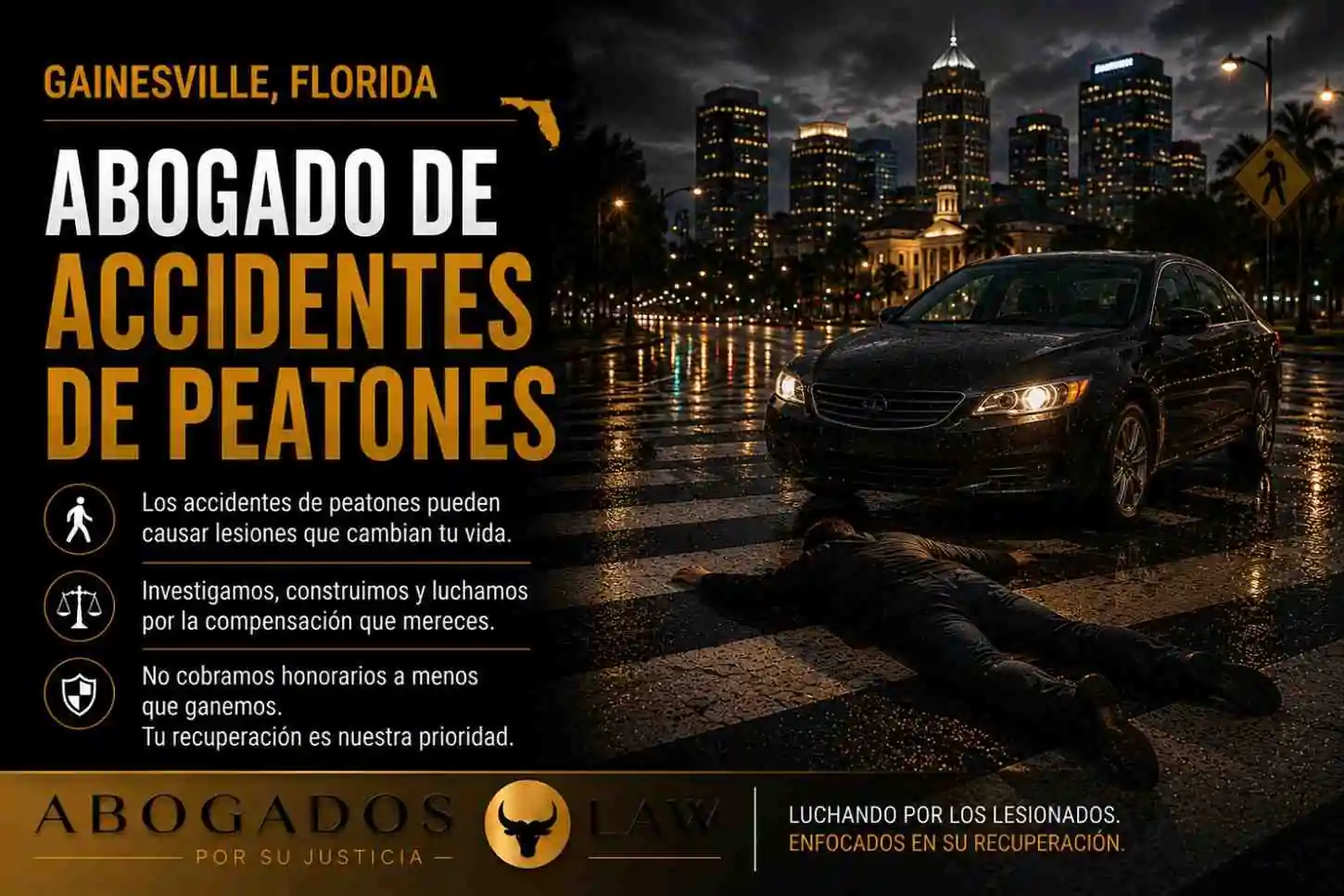 Abogado de accidentes de peatones en Gainesville