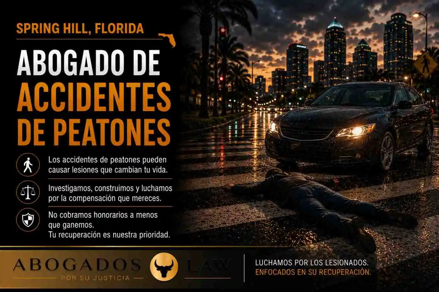 Abogado de accidentes de peatones en Spring Hill