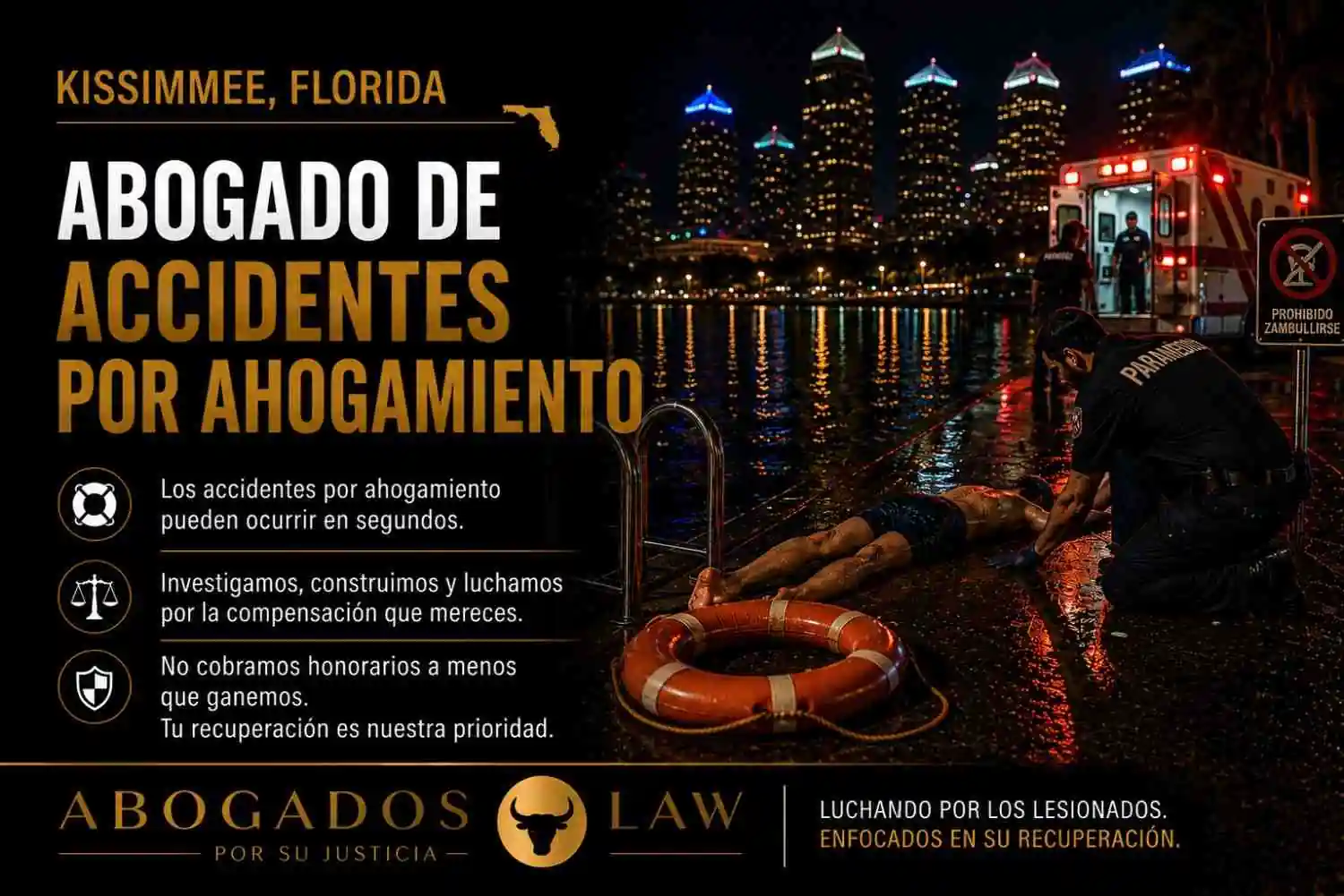Abogado de accidentes por ahogamiento en Kissimmee