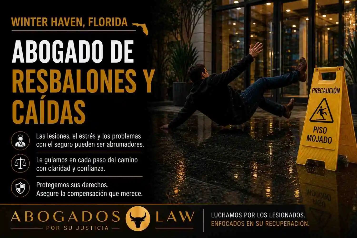 Abogado de accidentes por resbalones y caídas en Winter Haven