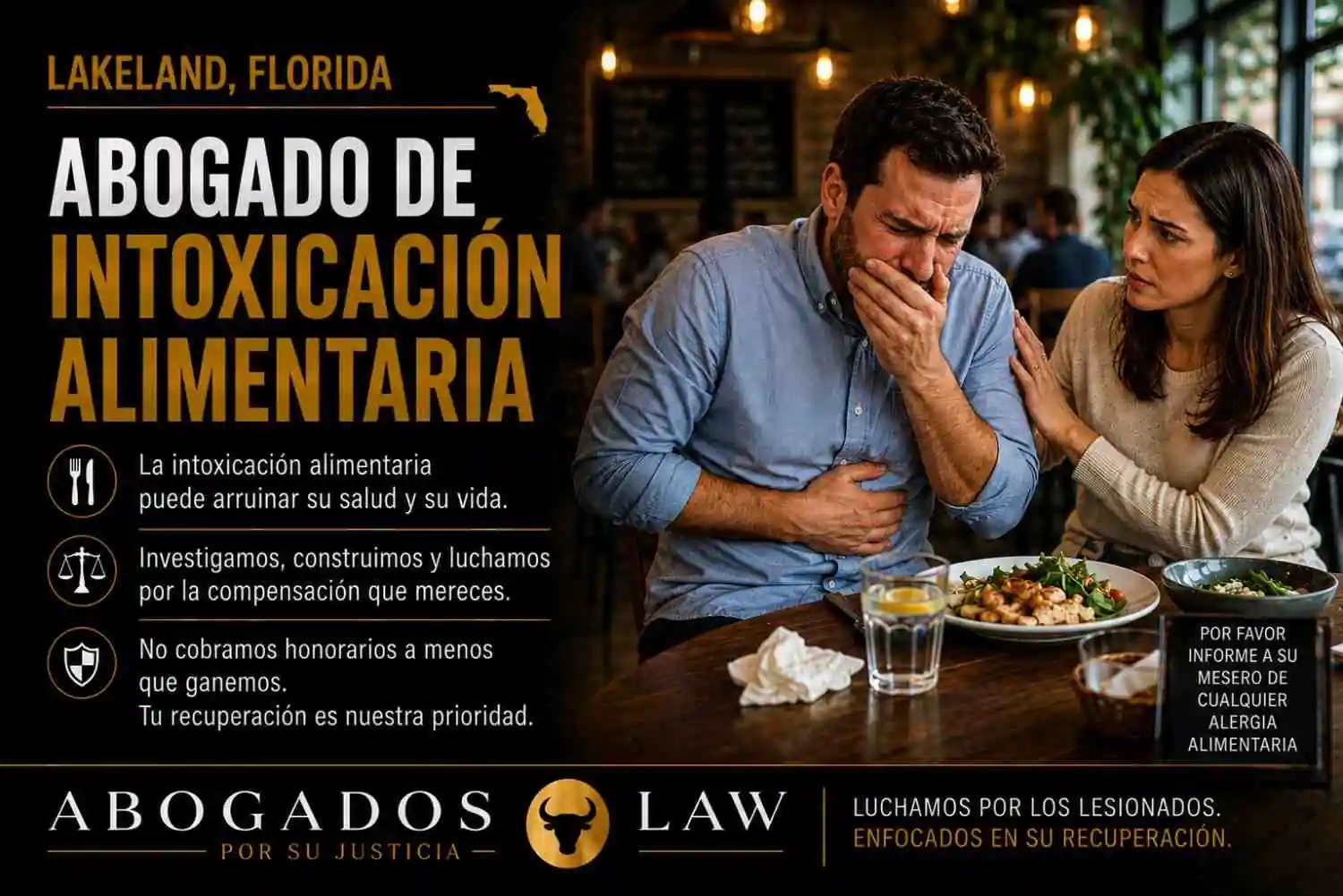 Abogado de intoxicación alimentaria en Lakeland