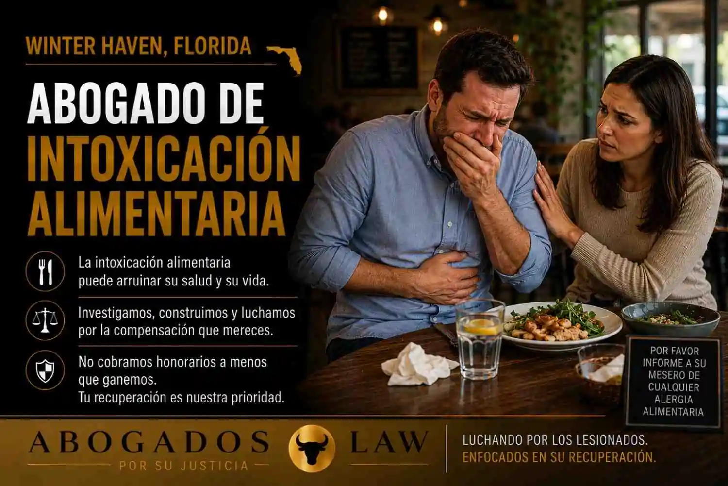 Abogado de intoxicación alimentaria en Winter Haven
