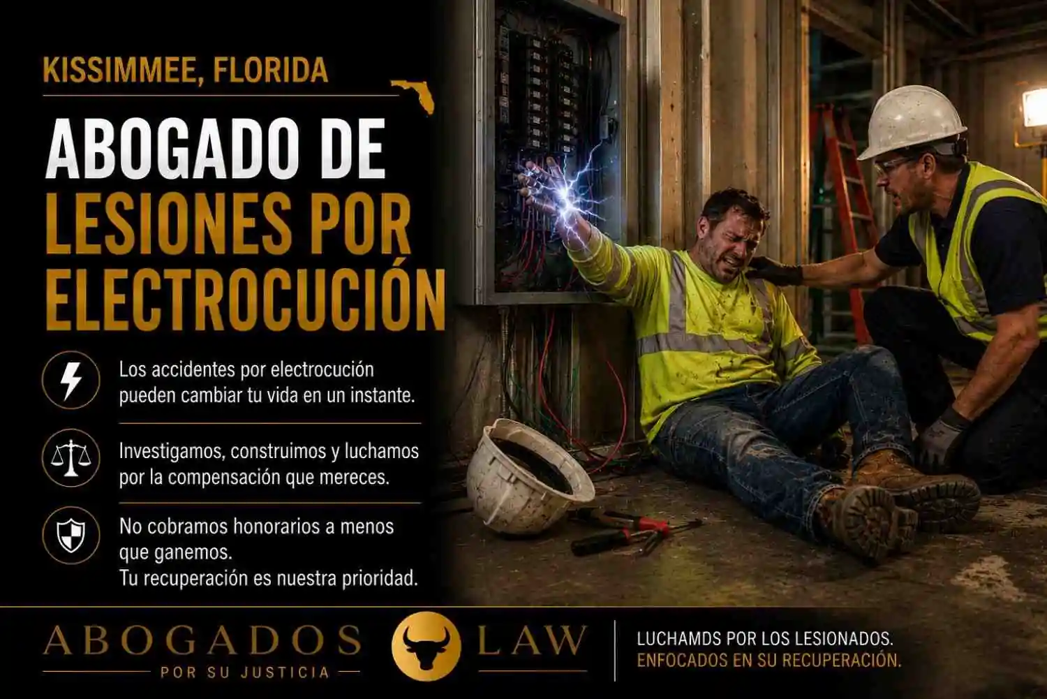 Abogado de lesiones por electrocución en Kissimmee