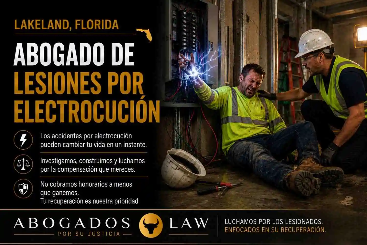 Abogado de lesiones por electrocución en Lakeland