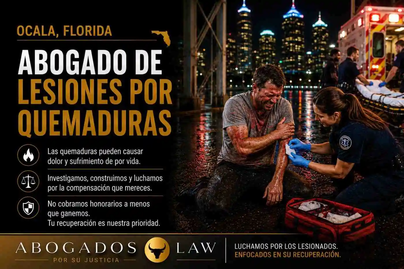 Abogado de lesiones por quemaduras en Ocala