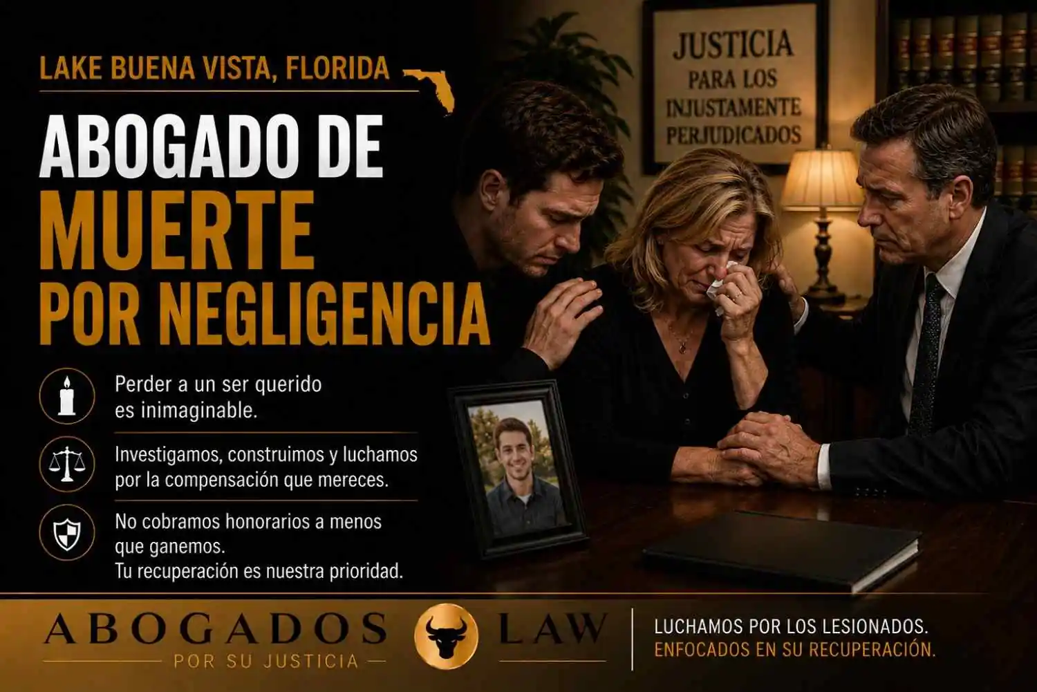 Abogado de muerte por negligencia en Lake Buena Vista