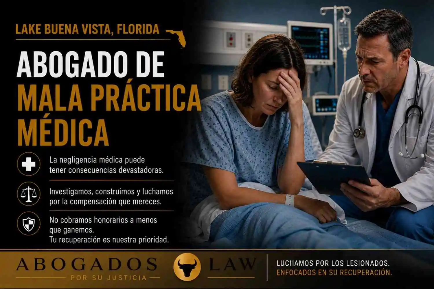 Abogado de negligencia médica en Lake Buena Vista
