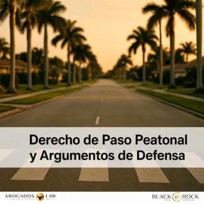 Prioridad Peatonal y Argumentos de Defensa Comunes en Casos de Lesiones en Florida